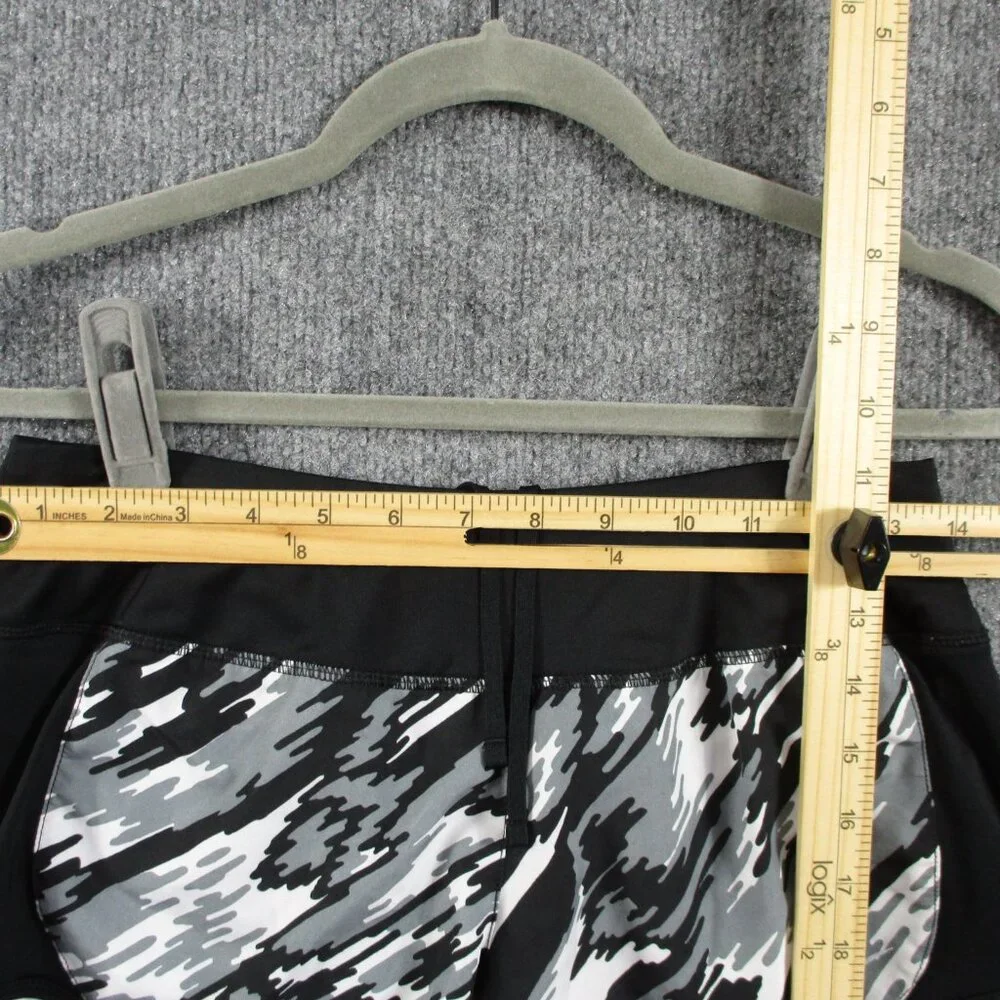 Nike Shorts Women S Black Dri Fit Geometric Athletic Run Lined Inside Pockets - Picture 8 of 12